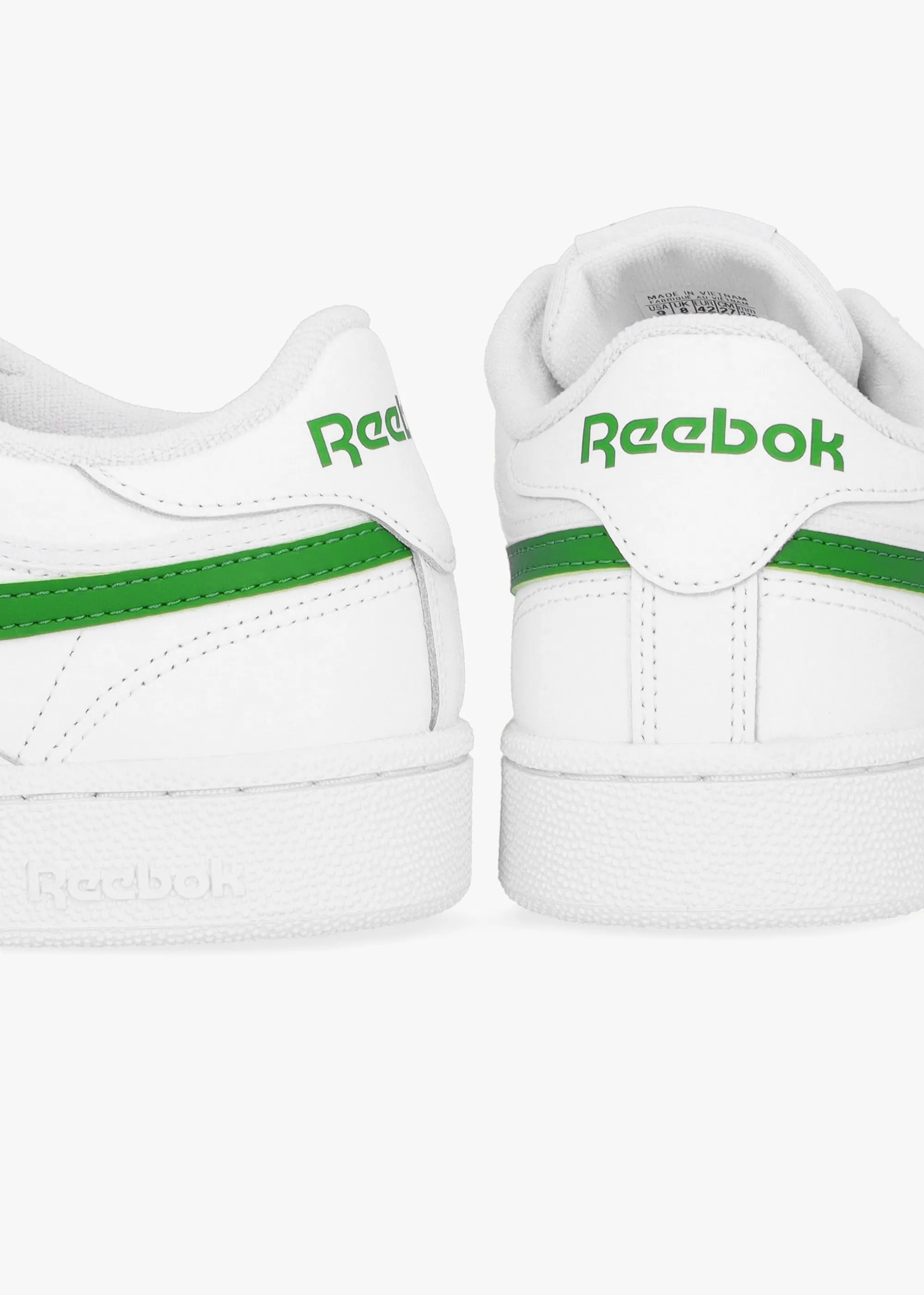 Unisex Club C Revenge White Green White Leather Tennis Trainers