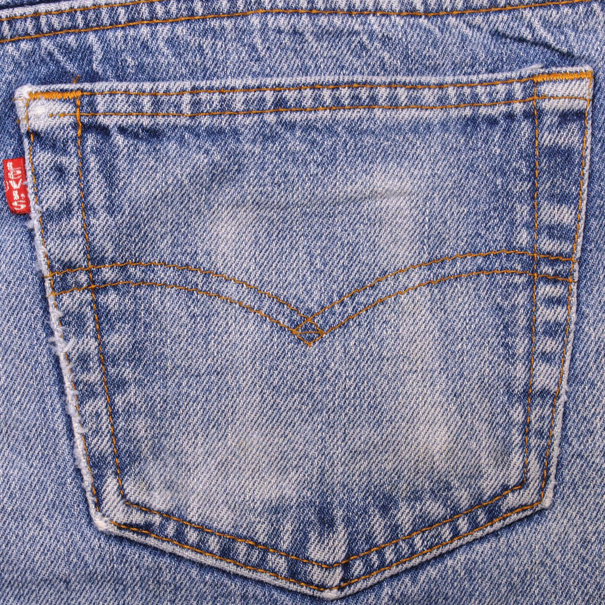 VINTAGE LEVIS 501 JEANS INDIGO SIZE W32 L30 MADE IN USA