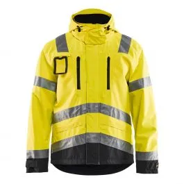 Waterproof High Vis Jacket 4837 High Vis Geel/Zwart - Blåkläder