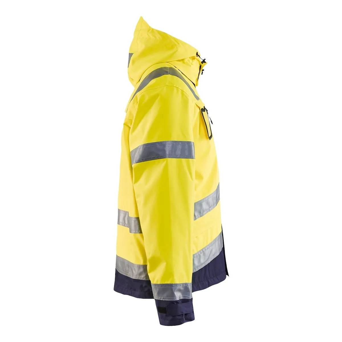 Waterproof High Vis Jacket 4837 High Vis Geel/Zwart - Blåkläder