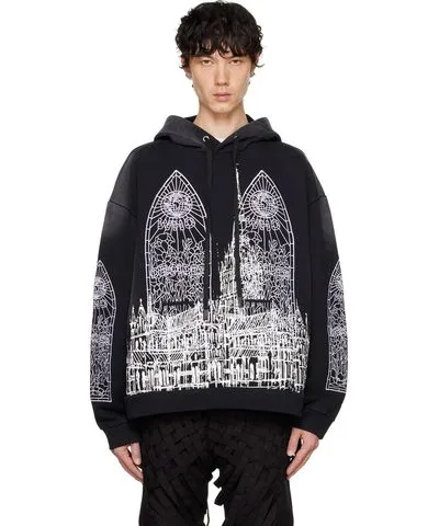 Who Decides War Black Cathedral Hoodie