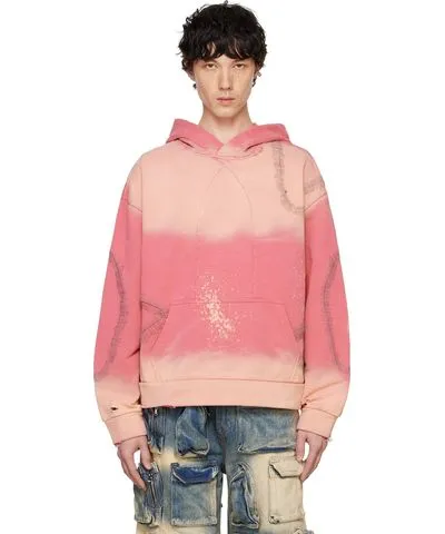 Who Decides War Pink Windowed Hoodie