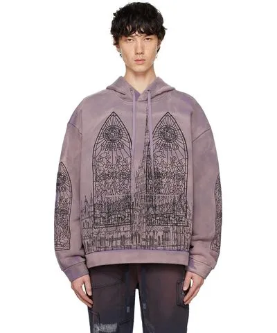 Who Decides War Purple Cathedral Hoodie