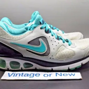 Women's nike air max turbulence+ 16 grey turquoise black running sz 7.5