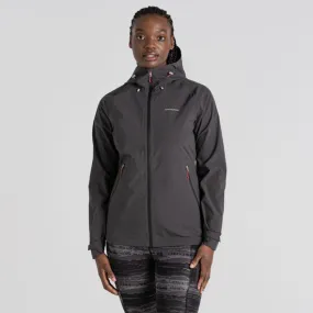 Women's Bronte 2.5L Stretch Waterproof Jacket - Charcoal | Craghoppers UK