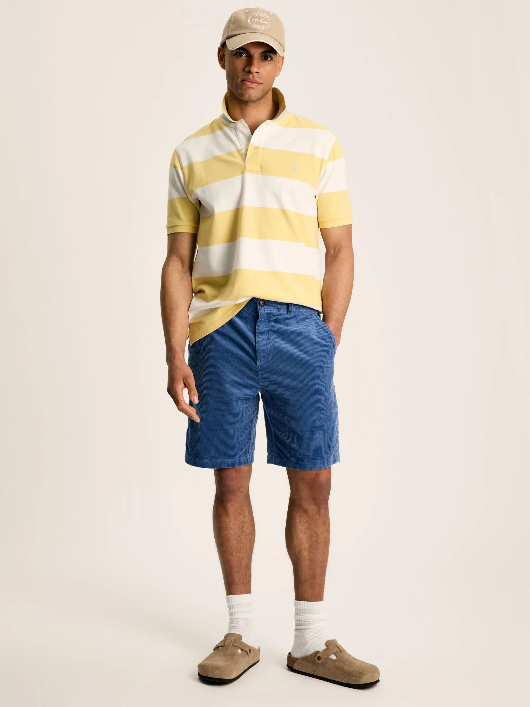 Yellow Striped Polo Shirt