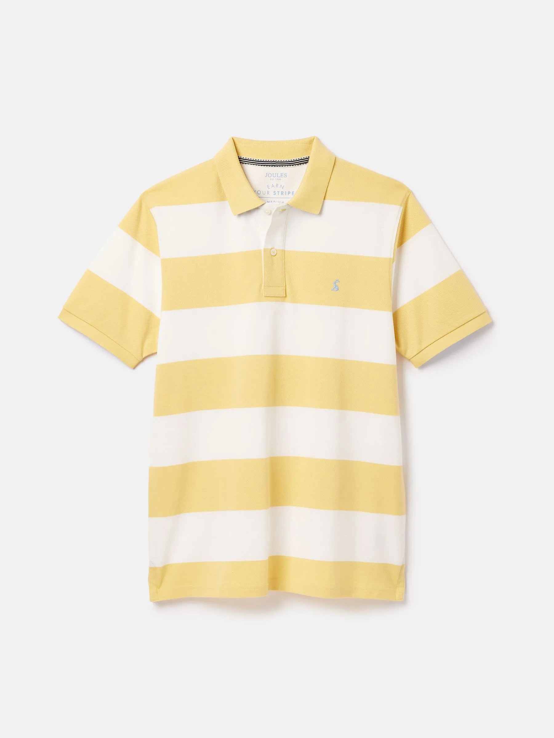 Yellow Striped Polo Shirt